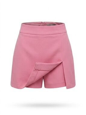 Zara Pink Wrap-Detail Skort